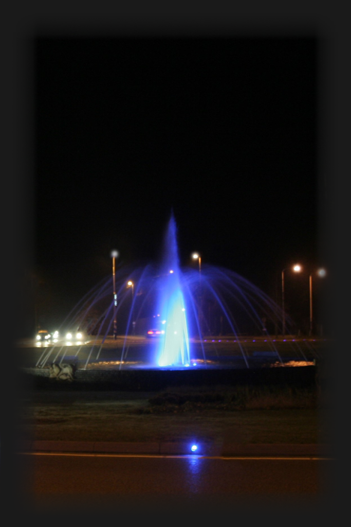 Verlichting fontein